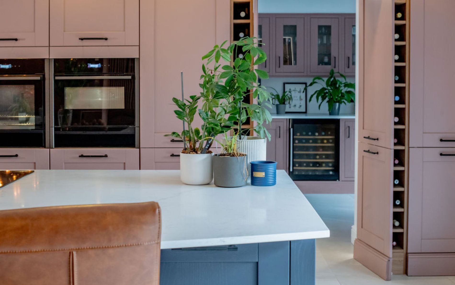 Madison Kitchen in Vintage Pink & Slate Blue by Kitchen Warehouse