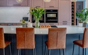 Madison Kitchen in Vintage Pink & Slate Blue by Kitchen Warehouse