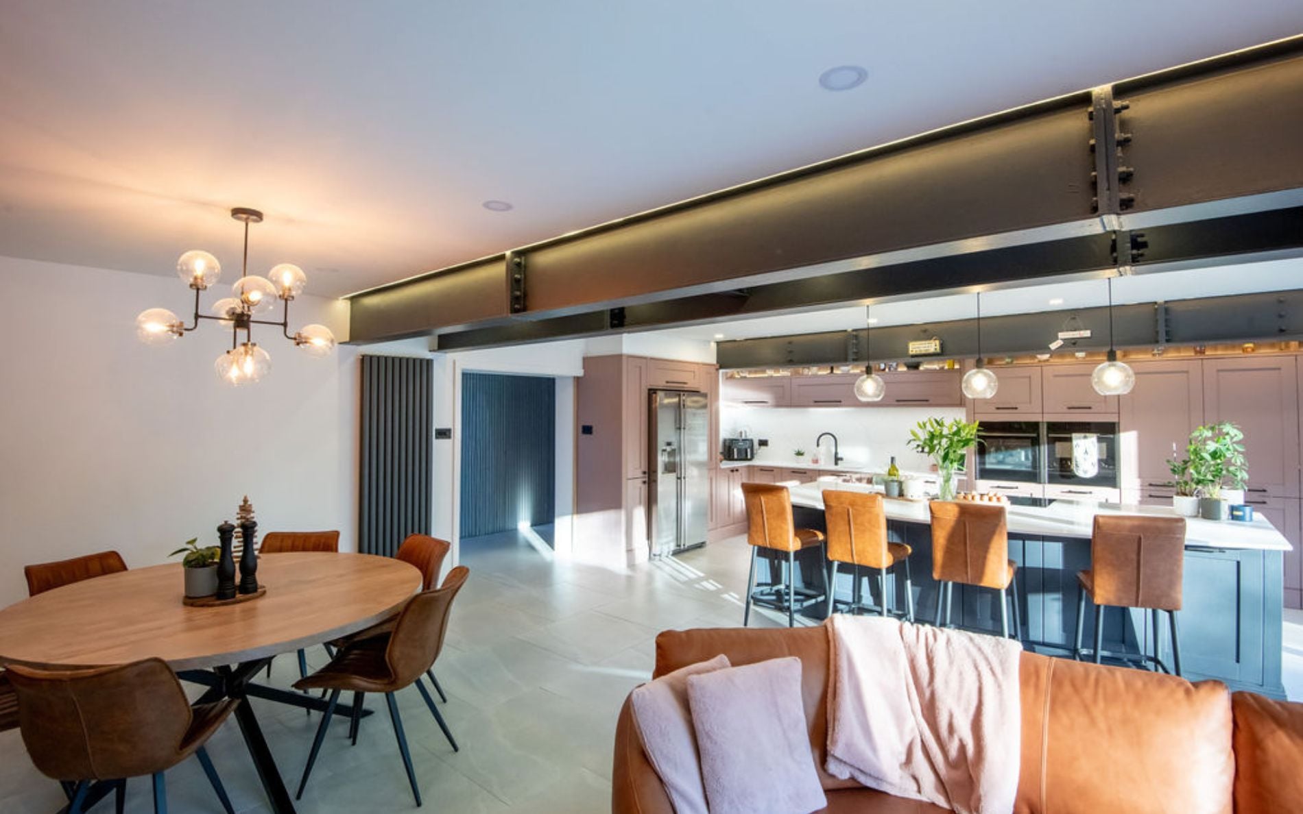 Madison Kitchen in Vintage Pink & Slate Blue by Kitchen Warehouse