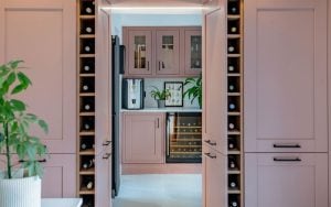 Madison Kitchen in Vintage Pink & Slate Blue by Kitchen Warehouse