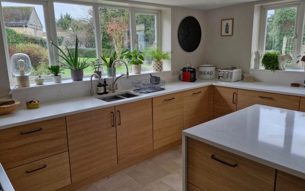 Tavola Kitchen in Light Oak by The Kitchen Broker
