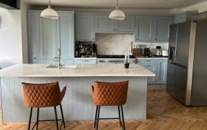 Wakefield Kitchen in Pantry Blue by Vie Home Improvements
