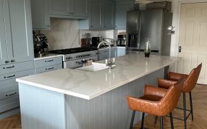 Wakefield Kitchen in Pantry Blue by Vie Home Improvements