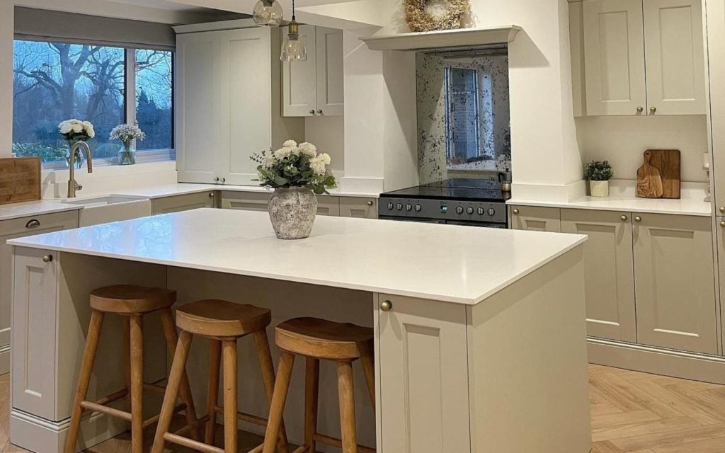 Wakefield Kitchens in Mussel by Vie Home Improvements