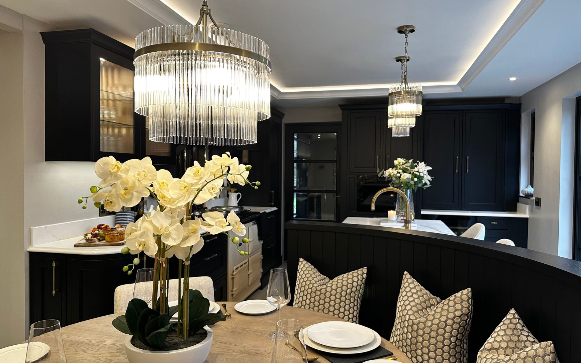 Winslow Kitchen in Cannon Black by Roma Interiors