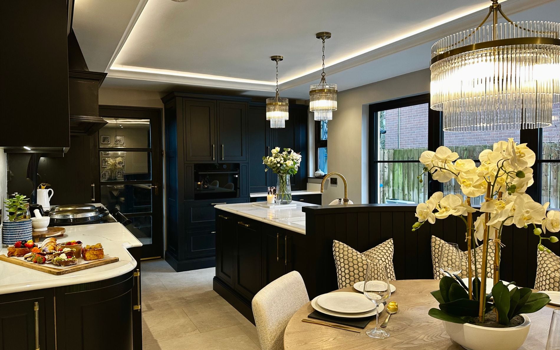Winslow Kitchen in Cannon Black by Roma Interiors