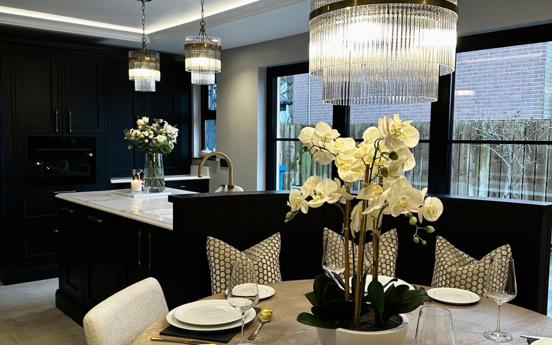 Winslow Kitchen in Cannon Black by Roma Interiors