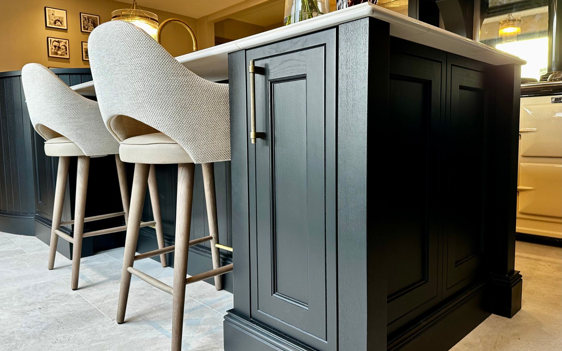 Winslow Kitchen in Cannon Black by Roma Interiors