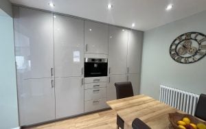 Zola Gloss Kitchen in Cashmere by The Kitchen Broker