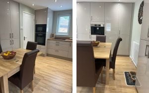 Zola Gloss Kitchen in Cashmere by The Kitchen Broker