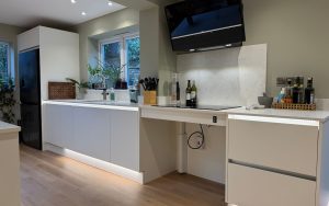 Zola Soft-Matte Kitchen in Porcelain by Saturn Interiors