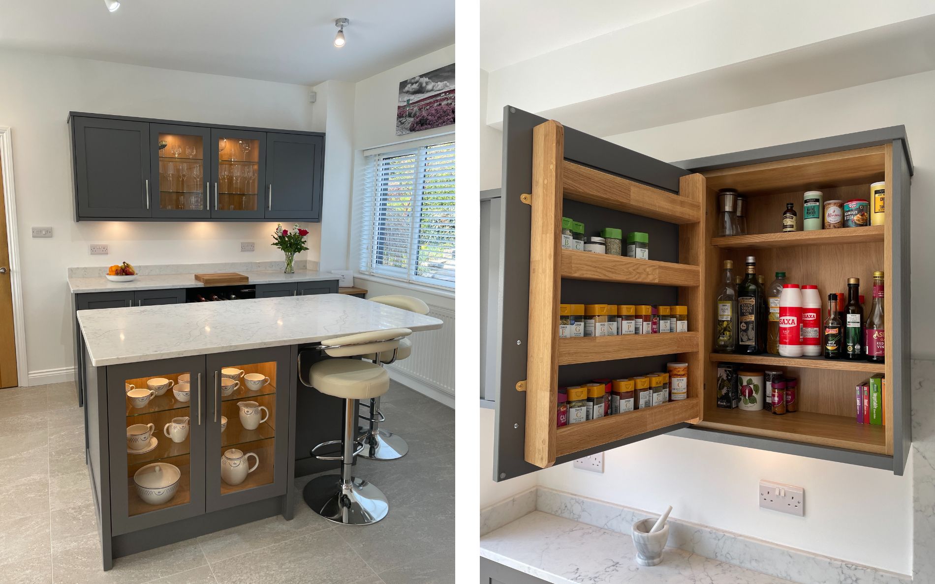 Aldana Kitchen Colour Matched by Kinder Kitchens
