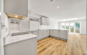 Aldana Kitchen in Light Grey by Rever Kitchens