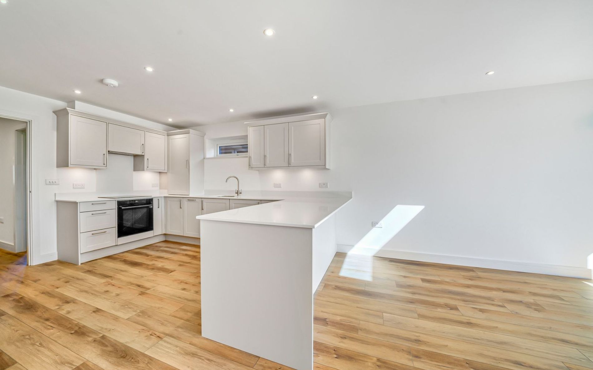 Aldana Kitchen in Light Grey by Rever Kitchens