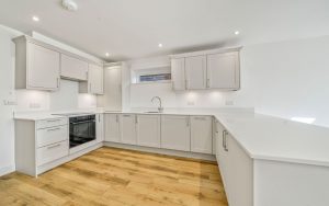 Aldana Kitchen in Light Grey by Rever Kitchens