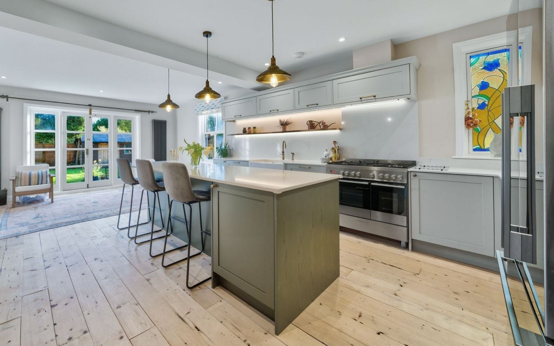 Aldana Kitchen in Taupe Grey & Willow by Rever Kitchens