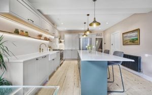 Aldana Kitchen in Taupe Grey & Willow by Rever Kitchens
