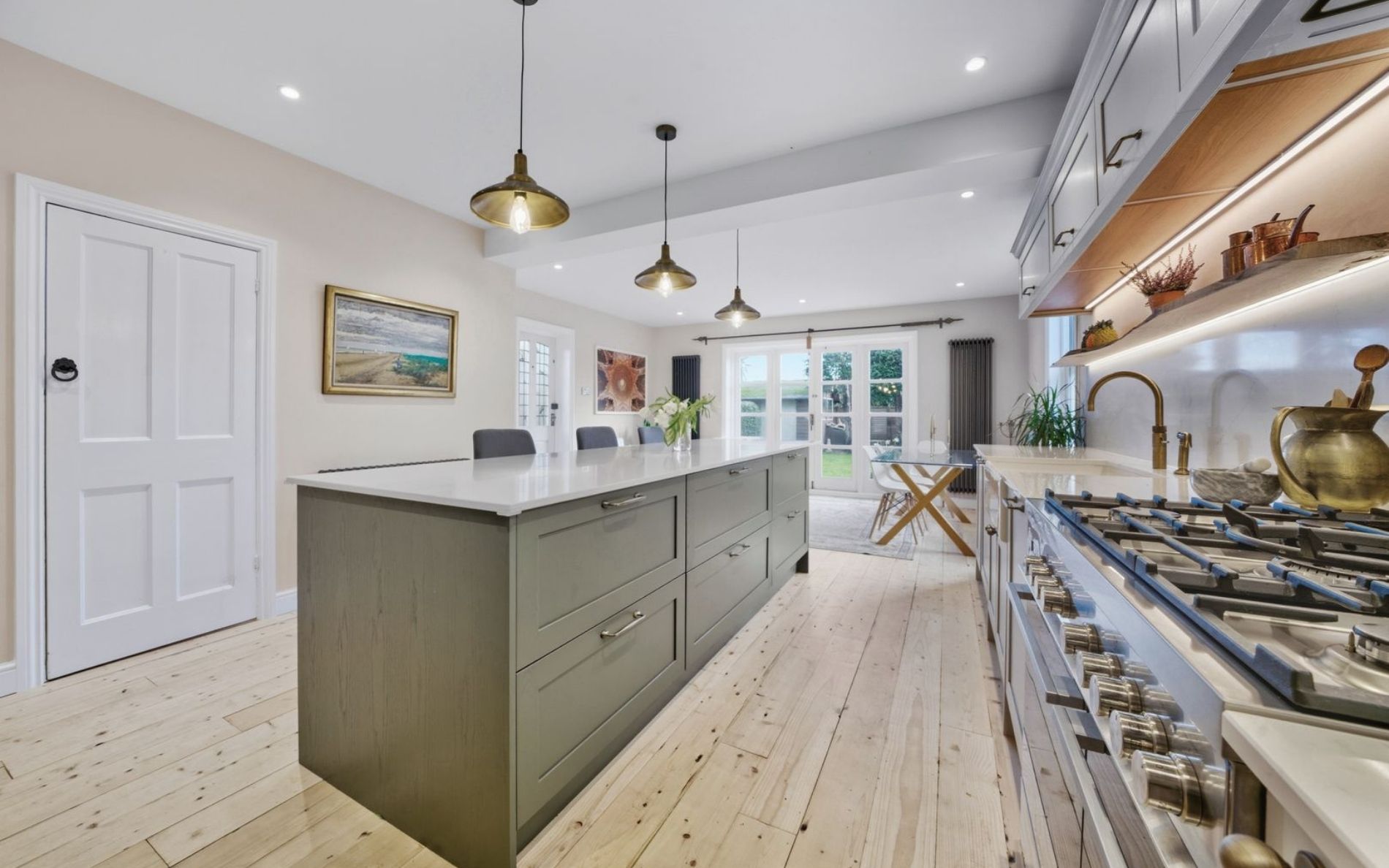 Aldana Kitchen in Taupe Grey & Willow by Rever Kitchens