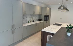 Aylesford Kitchen in Stone by Duo Interiors