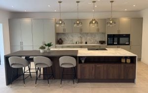 Aylesford Kitchen in Stone by Duo Interiors