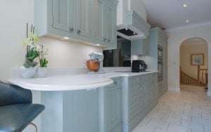 Belgravia Kitchen in Sage Green by Tootell & Co