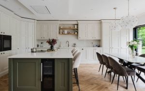 Belgravia Kitchen in Shell & Willow by Kitchens By Design