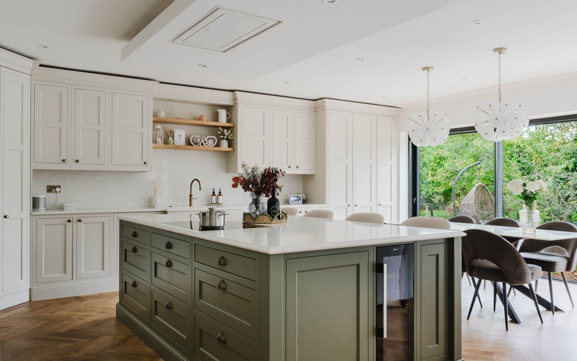 Belgravia Kitchen in Shell & Willow by Kitchens By Design