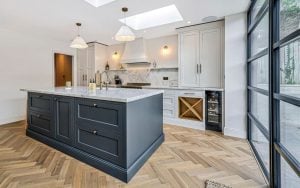Belgravia Kitchen in Taupe Grey & Graphite by Rever Kitchens