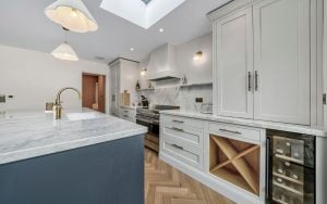 Belgravia Kitchen in Taupe Grey & Graphite by Rever Kitchens