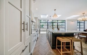Belgravia Kitchen in Taupe Grey & Graphite by Rever Kitchens