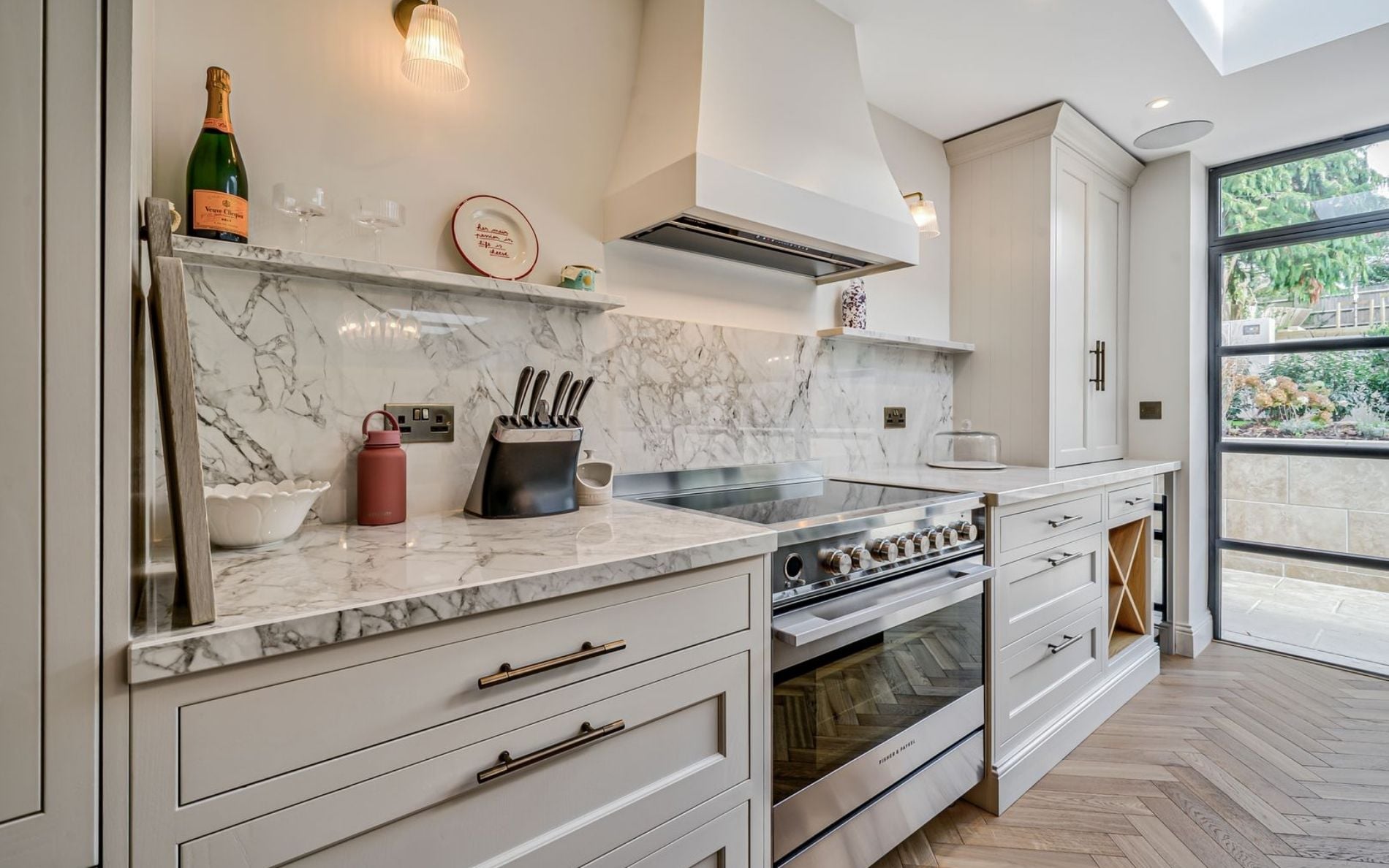 Belgravia Kitchen in Taupe Grey & Graphite by Rever Kitchens
