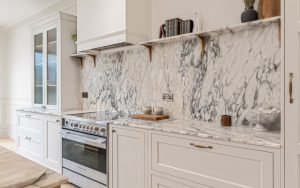 Belgravia Kitchen in Taupe Grey & Washed Oak by Rever Kitchens
