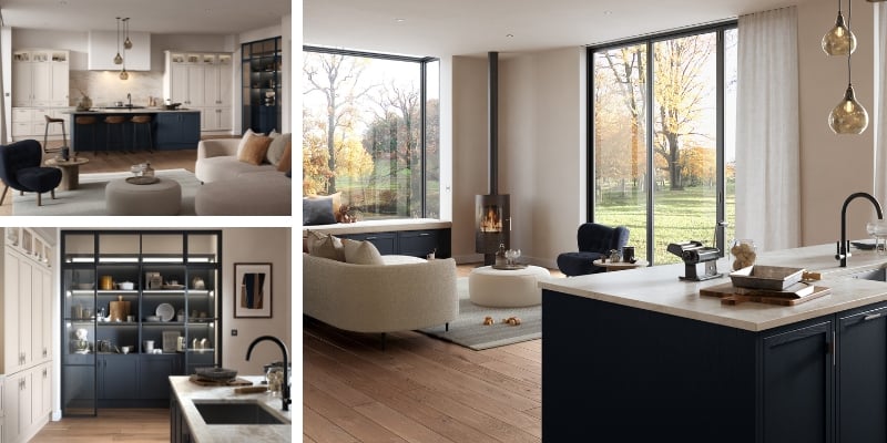 Open‑Plan Living Done Right Blog | Arrington - Shell & Slate Blue