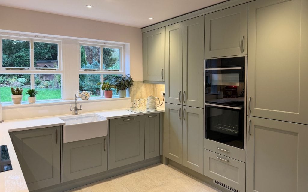 Wakefield Kitchen in Sage Green by Holtams