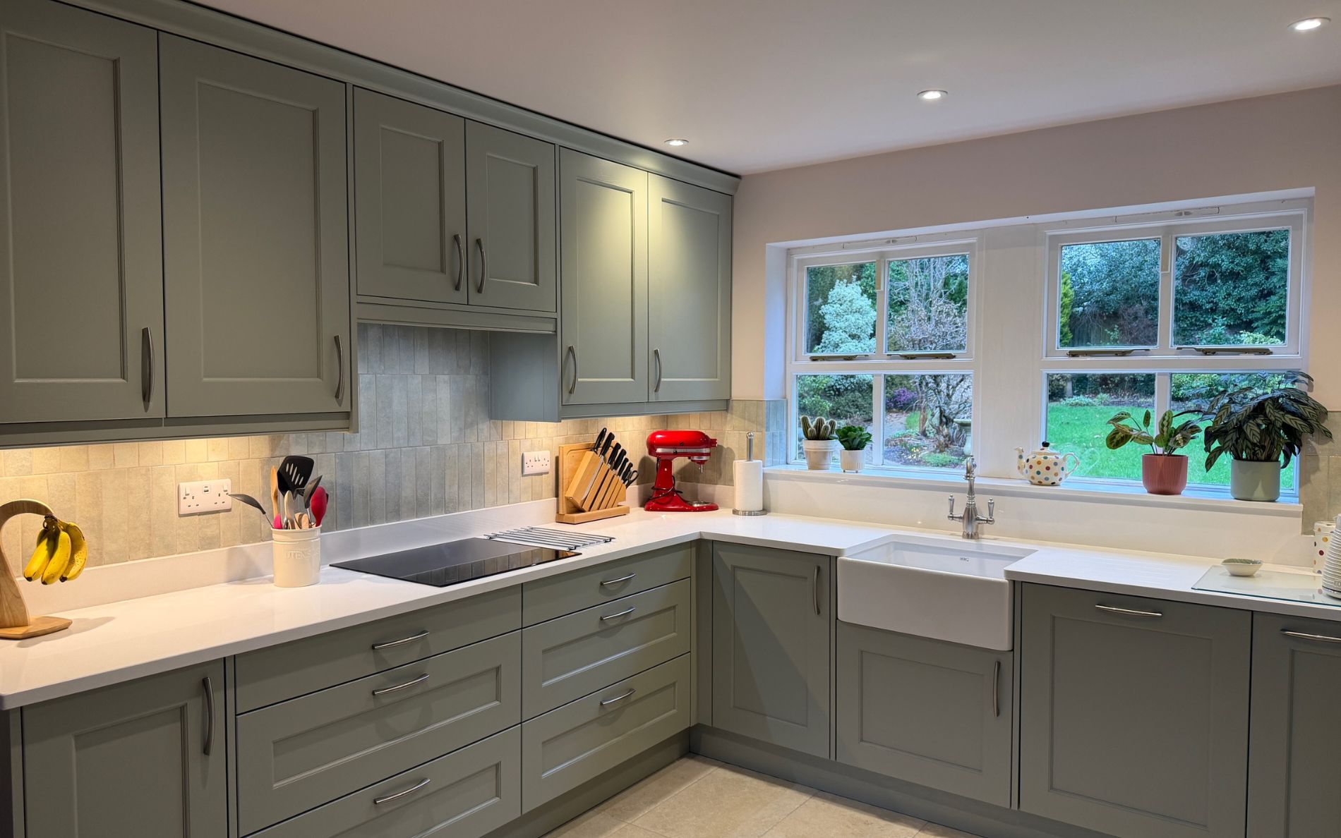 Wakefield Kitchen in Sage Green by Holtams