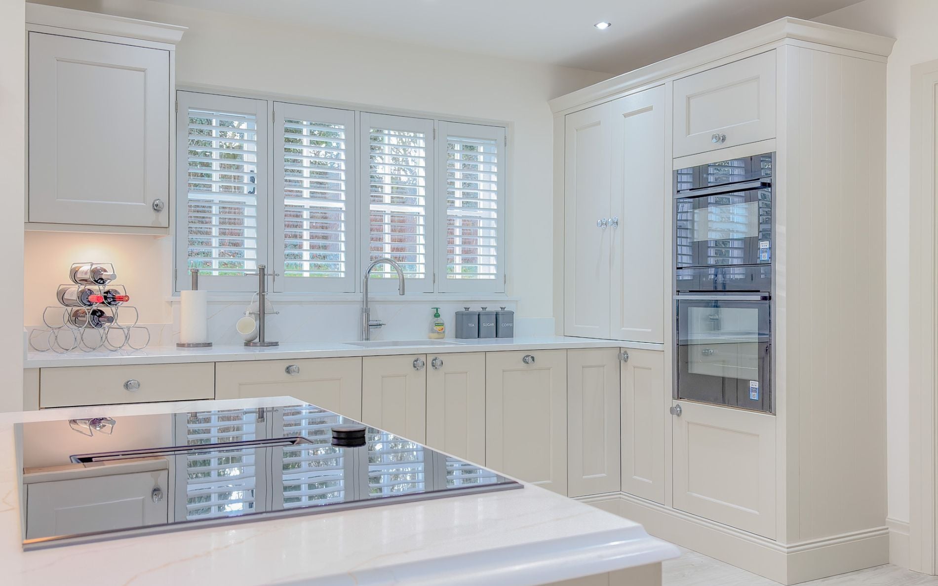 Wakefield Kitchen in Shell & Taupe Grey by Tootell & Co