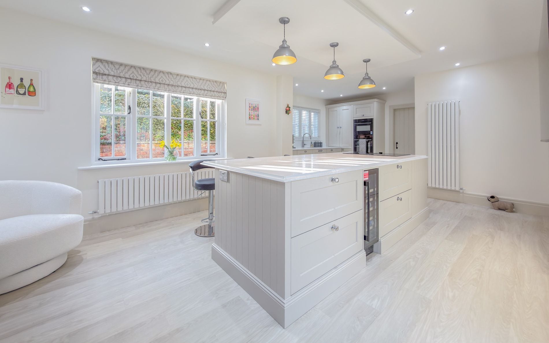 Wakefield Kitchen in Shell & Taupe Grey by Tootell & Co