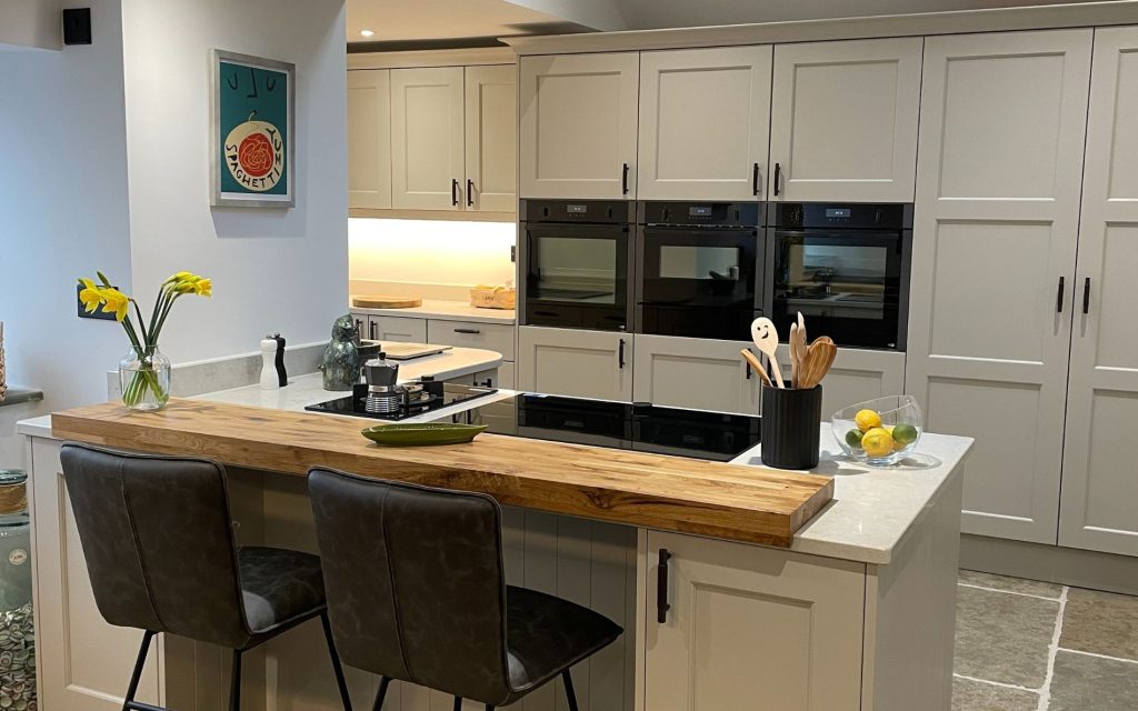 Wakefield Kitchen in Taupe Grey by Kinder Kitchens