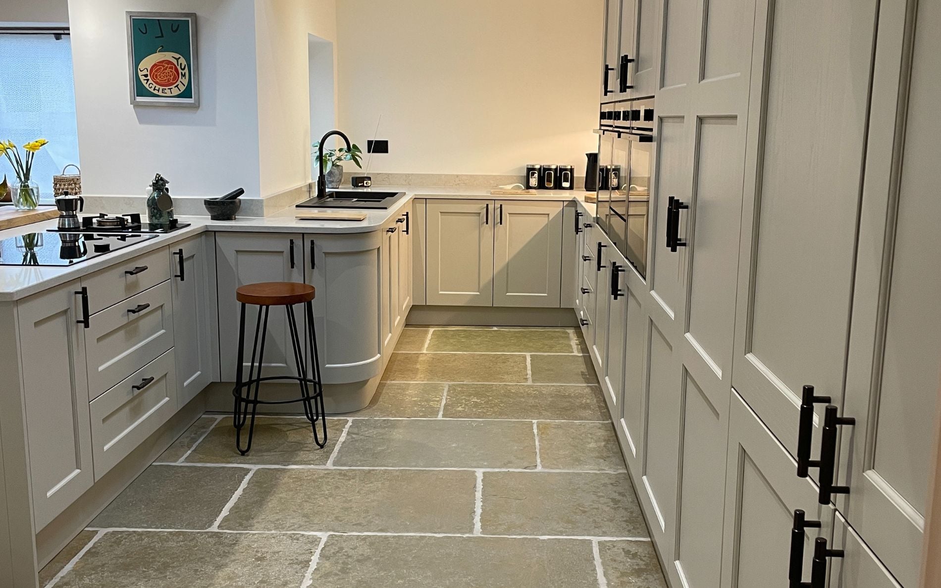 Wakefield Kitchen in Taupe Grey by Kinder Kitchens