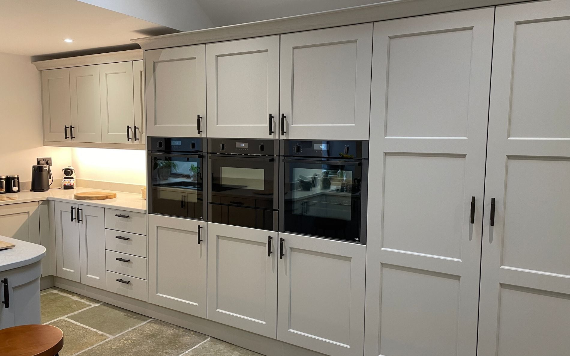 Wakefield Kitchen in Taupe Grey by Kinder Kitchens