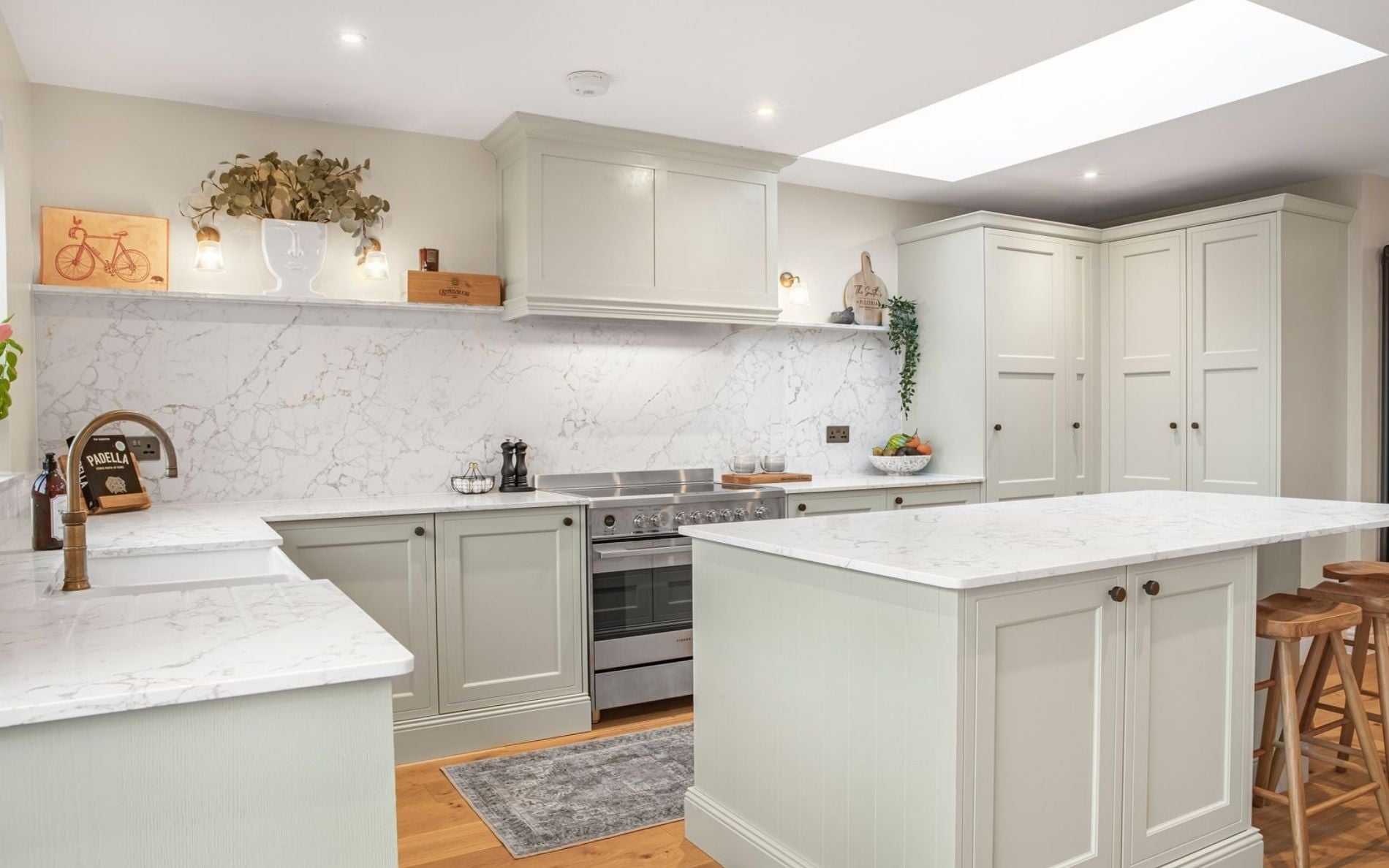 Winslow Kitchen in Mussel by Rever Kitchens