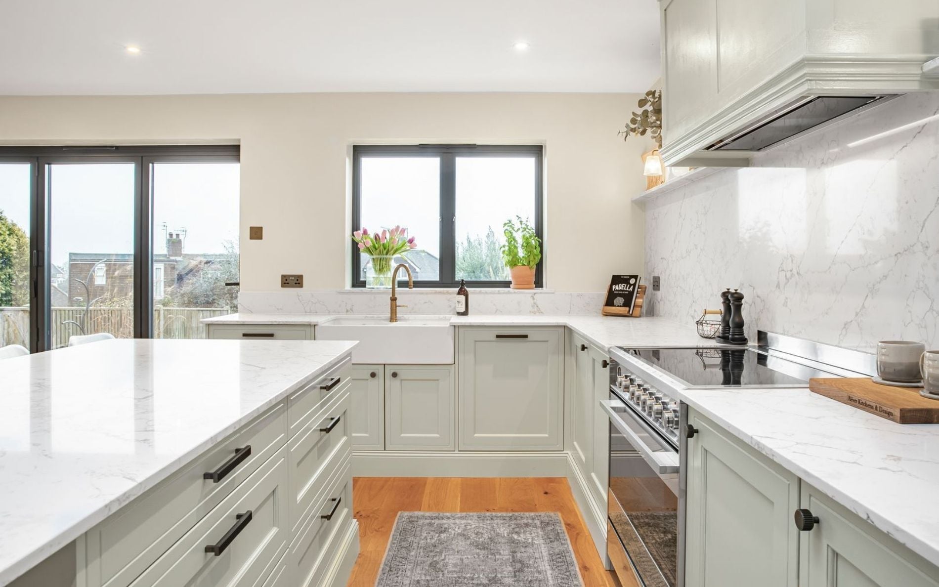Winslow Kitchen in Mussel by Rever Kitchens