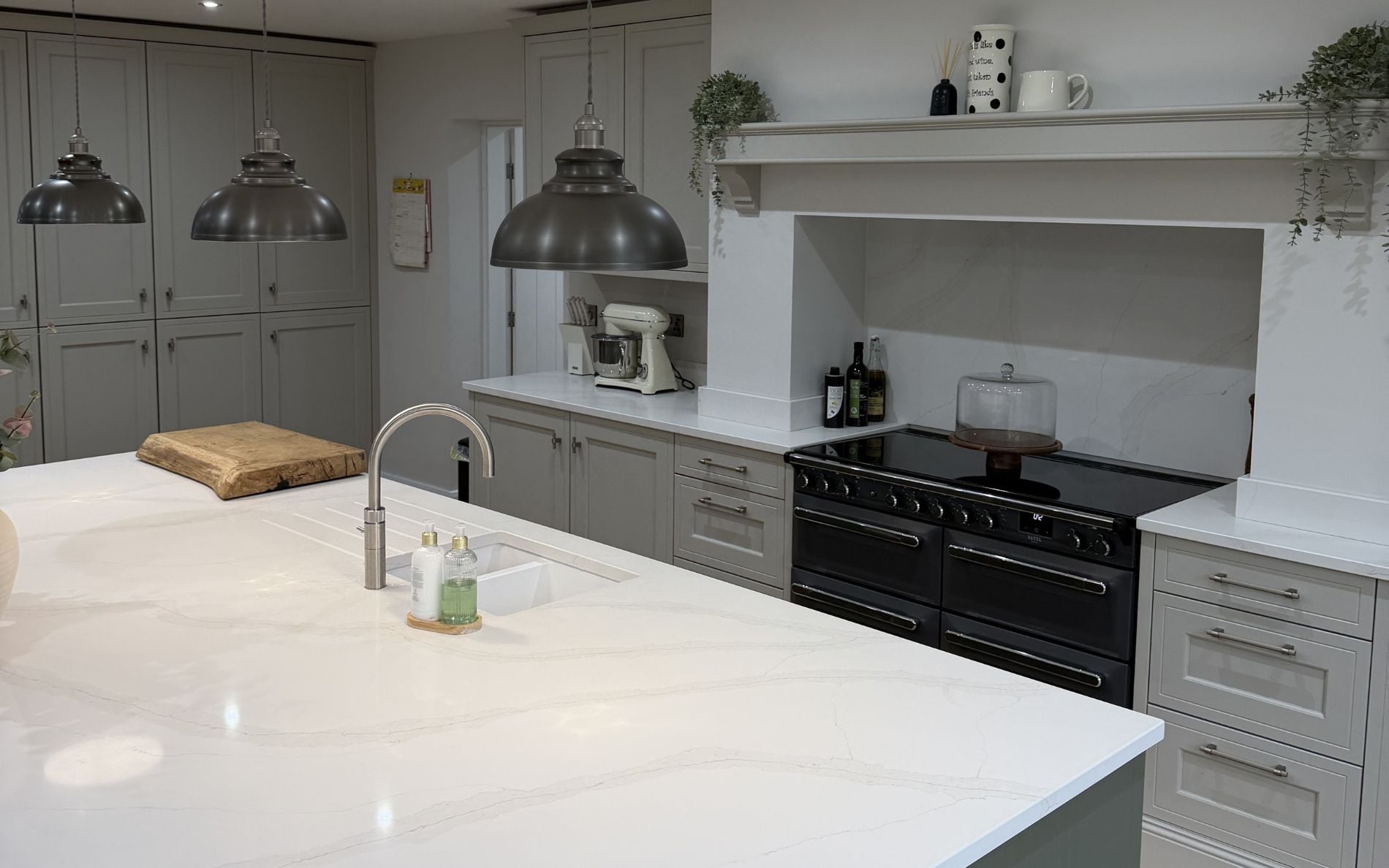 Winslow Kitchen in Taupe Grey & Willow by DCL Kitchens