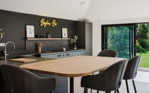 Zola Soft-Matte Kitchen in Graphite by Kitchens By Design