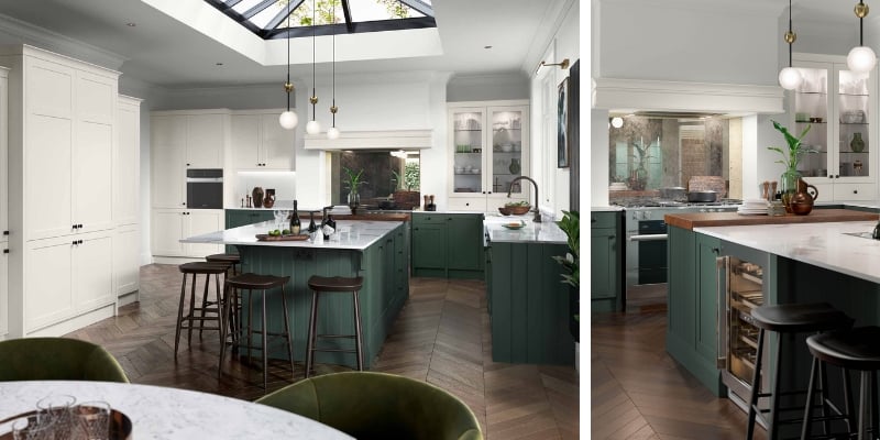 2016 VS 2026: How Kitchen Design Has Evolved Blog | Clifden – Heritage Green and Porcelain