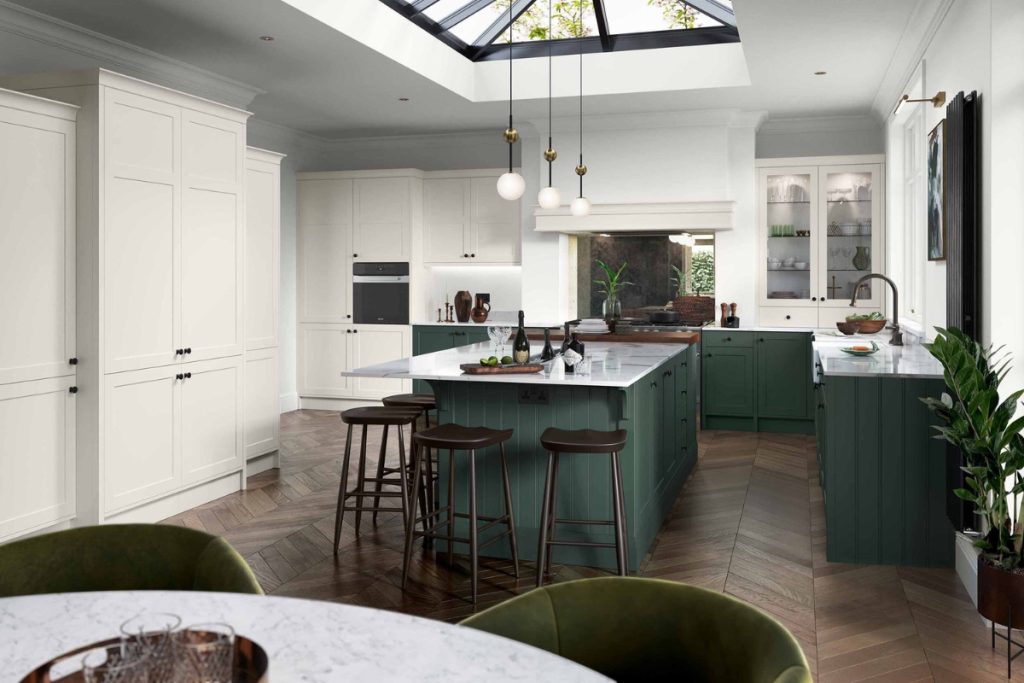 2016 VS 2026: How Kitchen Design Has Evolved Blog | Featured Image | Clifden - Heritage Green and Porcelain