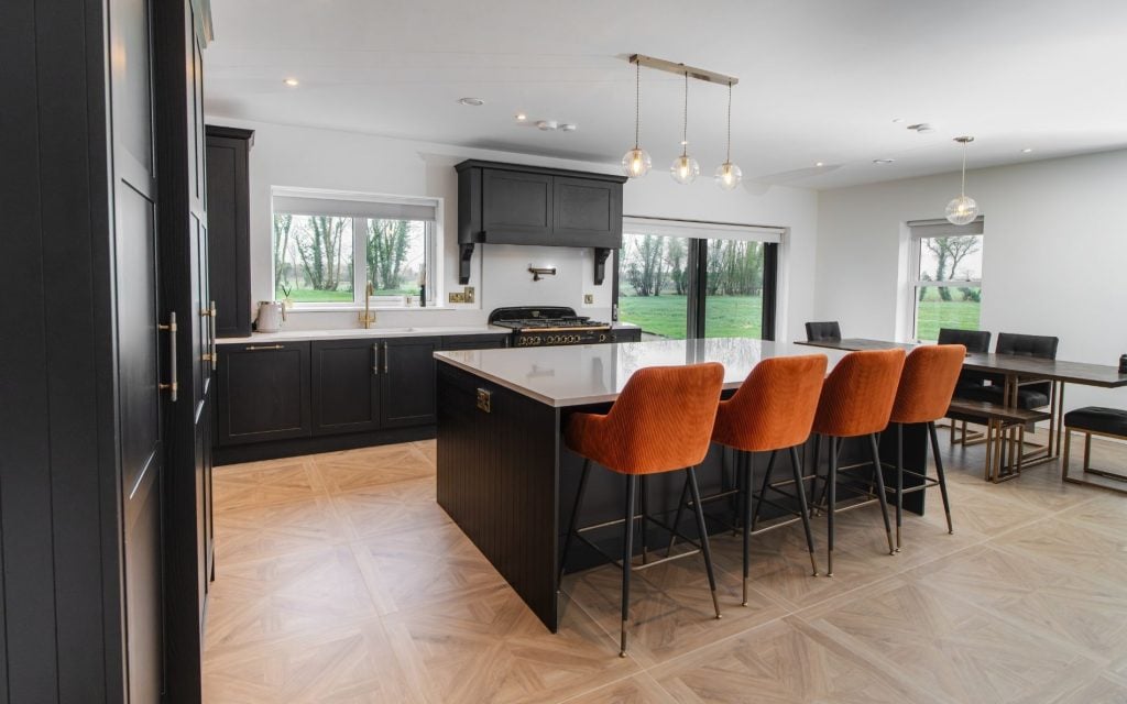 Aldana Kitchen in Cannon Black by DWK