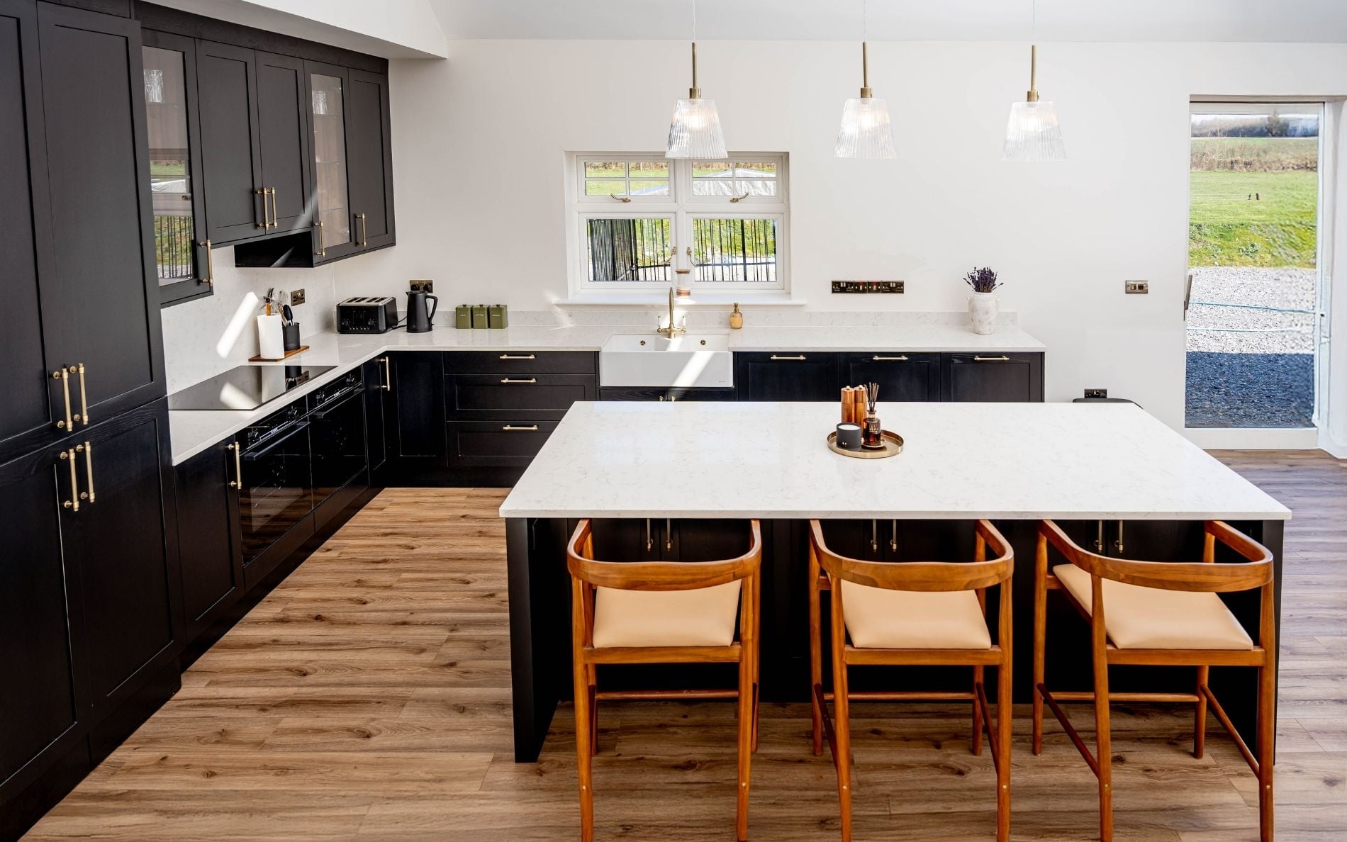 Aldana Kitchen in Cannon Black by DWK