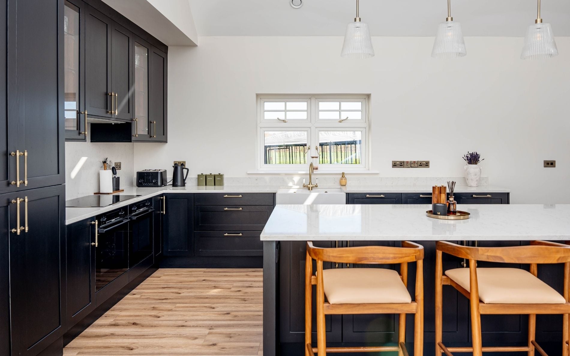 Aldana Kitchen in Cannon Black by DWK