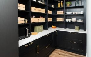 Aldana Kitchen in Cannon Black by DWK